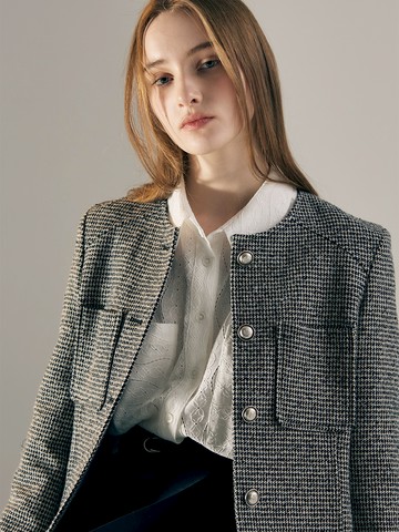 Slim-fit Single Tweet Jacket
