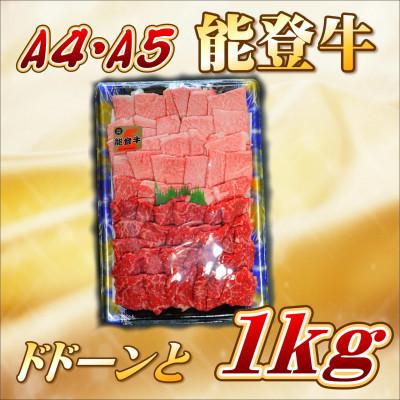 ふるさと納税 能登町 焼肉用厳選部位1kg