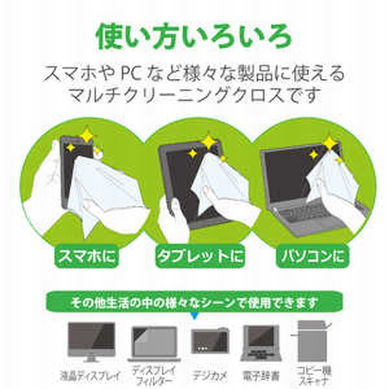 エレコム ELECOM 液晶用(ワンツークロス) ブルー ブルー KCT003BU 通販 LINEポイント最大1.5%GET | LINEショッピング