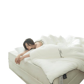 南極人A類針織棉被子春秋被冬季柔軟抗菌雙人被芯冬被四季通用被