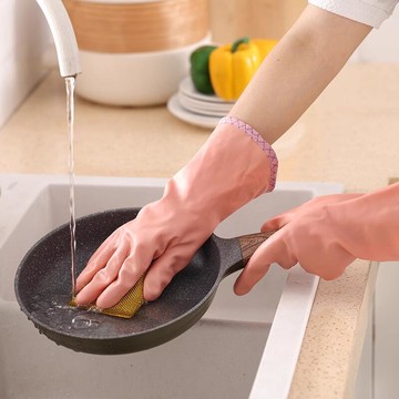 女廚房PVC防水清潔家務刷碗耐磨洗衣專用