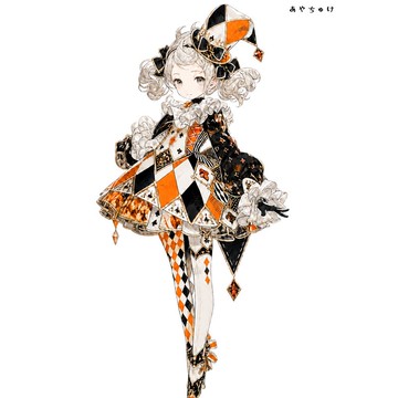 【6 月新品】07-133-0096 人物貼紙 馬戲團風格