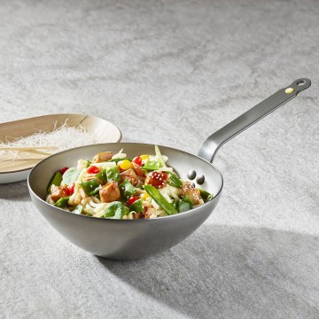 (絕版品) 原礦蜂蠟鐵鍋  l 中式快炒鐵鍋