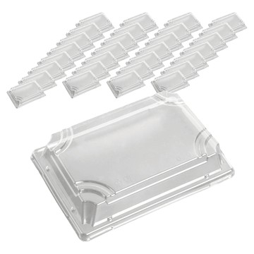禾啟45號PET透明壽司盒蓋 HJ-RS08 (17.2 x 12.1 x 3.2cm) 50個  10條