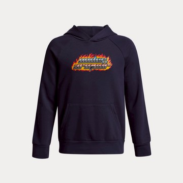 UA 男童 Rival Flc Flamin Wdmrk 長袖帽T 人氣新品