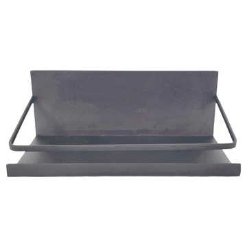 Mass 生活好物 強力磁吸日式冰箱置物架 不鏽鋼多層收納架  黑色  單一尺寸  1個