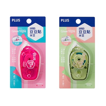 PLUS 普樂士 豆豆貼/豆豆彩貼/立可貼/雙面膠/米豆 6mmx8M TG-1910 正帶 (NOD)