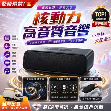 台灣現貨 +發票🔥重低音藍芽音響 藍牙音響 德國柏林之聲低音炮雙喇叭 FM無線音箱 電腦喇叭 戶外防水音響 長續航隨身音
