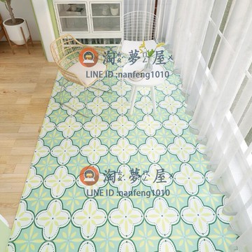 室內陽臺墊子地墊防水防曬飄窗滿鋪廚房打地鋪地墊pvc可擦洗【淘夢屋】