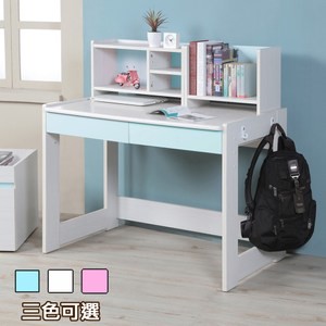 《C&B》天才學童系列恰克限定版日式成長書桌(三色可選)活力藍