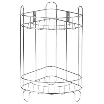 特力屋 304不鏽鋼雙層轉角置物架