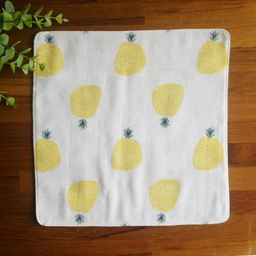 限量訂製款=二重紗手帕=鳳梨