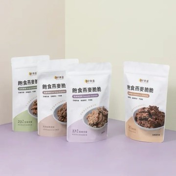 【溫室好食道】飽食燕麥脆脆(175g)(3包/組)-原味/芝麻/可可/綜合【墊腳石】休閒零食