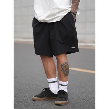 #CP2313夏季新款潮流五分褲寬松Cityboy日系男沙灘褲子工裝短褲