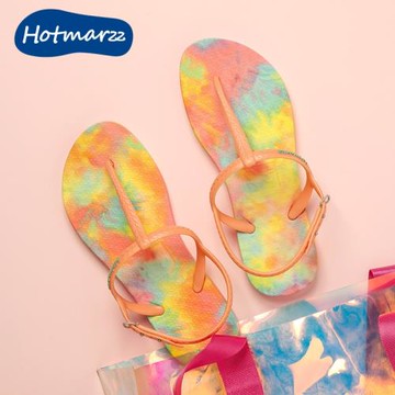 hotmarzz黑瑪女士新款休閑防滑夾腳ins網紅涼鞋旅游海邊沙灘鞋潮