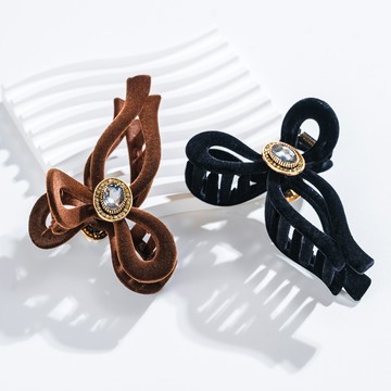 水鑽蝴蝶抓夾(J054L0W06BZ) - JUJURY