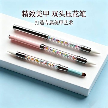 🔥熱銷爆款🔥 新款美甲雙頭筆二合一雕花筆美甲筆刷兩用小方圓筆美甲店專用工具