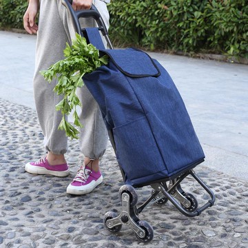買菜車小拉車手拉購物神器爬樓梯可摺疊輕便家用露營拉桿老人拖車【林之舍家居】