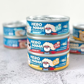 Hero Mama｜貓咪主食罐 海陸派對主食罐 無膠主食罐 低磷主食罐 低卡主食罐 Heromama