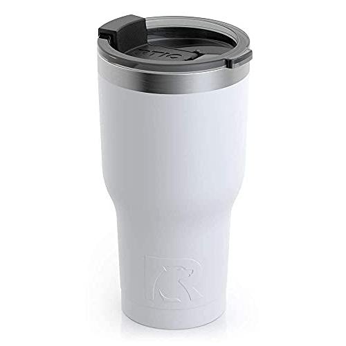 RTIC DOUBLE WALL VACUUM INSULATED TUMBLER, 20 OZ, WHITE