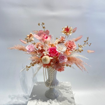 蝴蝶蘭 不凋花 永生花 柔光典藏 (限台中 台中可外送)