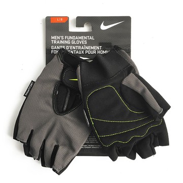 Nike Fundamantal Training Gloves 男 基礎 健力 手套 灰 [NLGB2097LG]