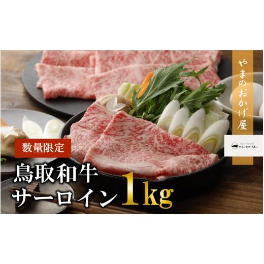 ふるさと納税 鳥取県 倉吉市 鳥取和牛サーロインしゃぶしゃぶ・すき焼き　1kg
