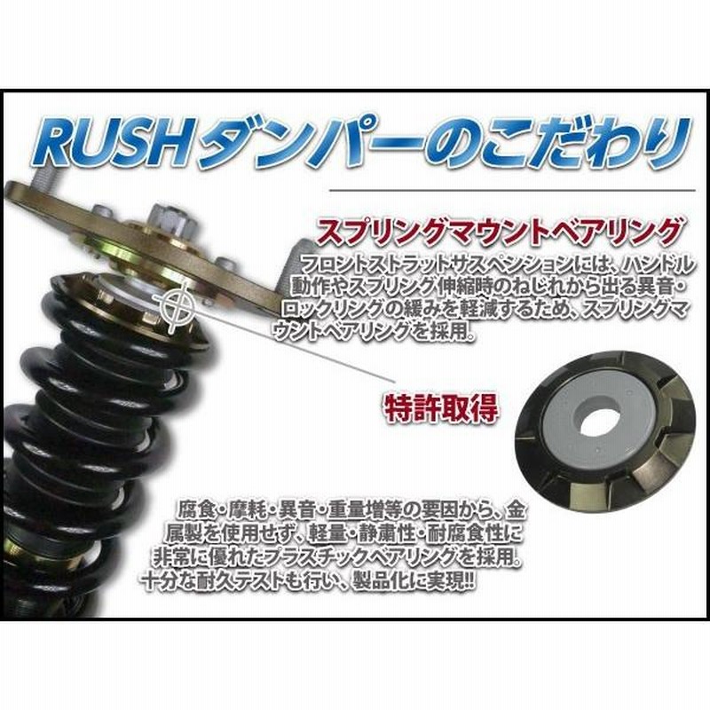 BMW E60 5シリーズ セダン RUSH 車高調 IMPORT CLASS Damper フルタップ車高調 全長調整式車高調 減衰力調整付 |  LINEブランドカタログ