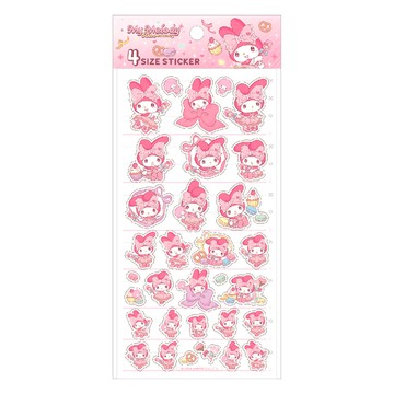 三麗鷗透明裝飾貼-4 Size