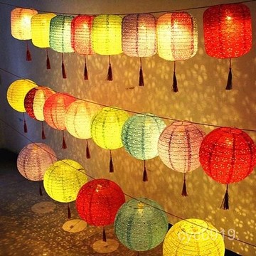 臺灣🚍8H出🉑中秋節新年鏤空燈籠髮光燈籠手提鏤空宮燈漢服拍攝花燈鏤空紙燈籠 EPKQ