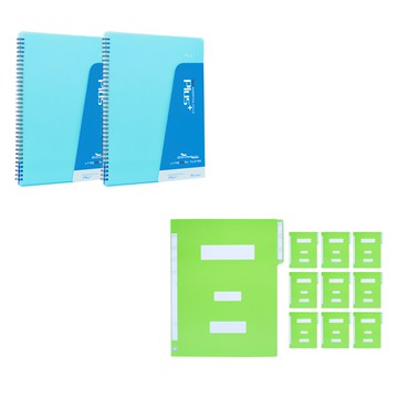 ECO Chungwoon plus 樂譜夾 A4 40頁 天藍色  1組