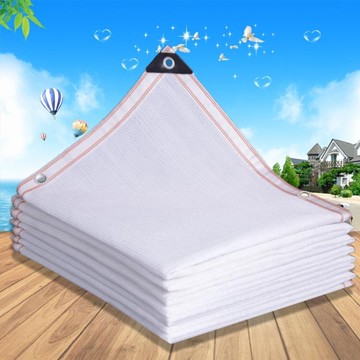 白色防曬網加密加厚遮陽網隔熱網遮陰網家用庭院陽台多肉植物遮光~林之色