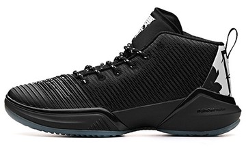 ANTA HIGH TOP BASKETBALL SHOES BLACK BLUE
