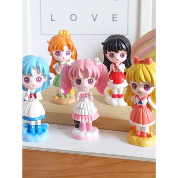 美少女戰士擺件女孩兒童房間玩偶書桌裝飾品布置小物件生日禮物女