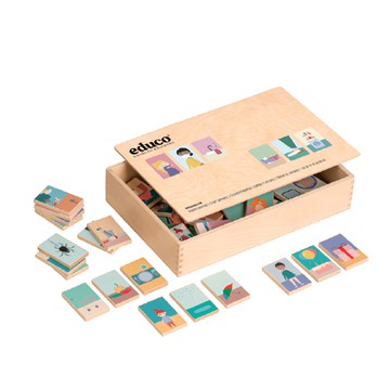 educo 桌遊 故事多米諾，適合年齡：3歲以上  1盒