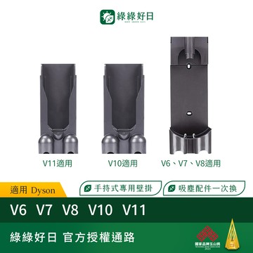適用 Dyson戴森 V6 V7 V8 V10 V11 專用壁掛架 吸頭收納 吸塵器耗材 吸塵器配件 綠綠好日
