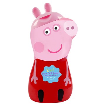 Peppa Pig 粉紅豬小妹 2合1沐浴洗髮精 收藏版  400ml  1瓶