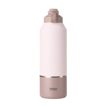 【H&R安室家】TYESO泰碩  304不鏽鋼保溫瓶1200ml(H13)撞色粉