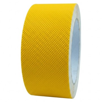 FioJa 費歐家 鑽石紋防滑防水膠帶 10m x 5cm 黃色  1個