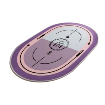 瑜珈用品 一蒔】瑜伽墊 靜音跳繩墊 減震墊 家用瑜伽墊 健身墊 跳繩墊 居家運動墊 橢圓訓練墊140x200cm