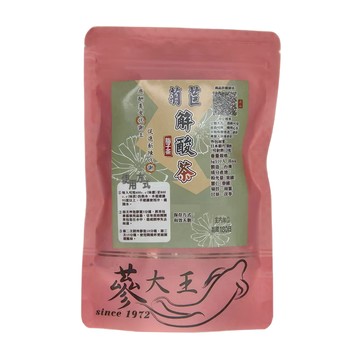 蔘大王 菊苣解酸茶包  3D立體切片  無烘烤除菌  台灣製造  6g  10個  1包