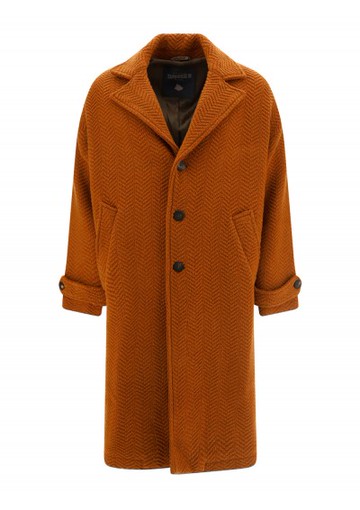 Sun House - Svevo Coat - Mens - Brown