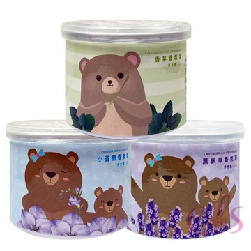 [$299免運] 小綠人 萌熊香氛膏 薰衣草/小蒼蘭/香茅 110g 多款供選 ☆艾莉莎ELS☆