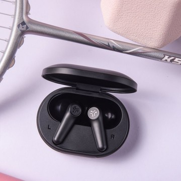 JLab J1 OPEN Pods 真無線半入耳藍牙耳機 黑色