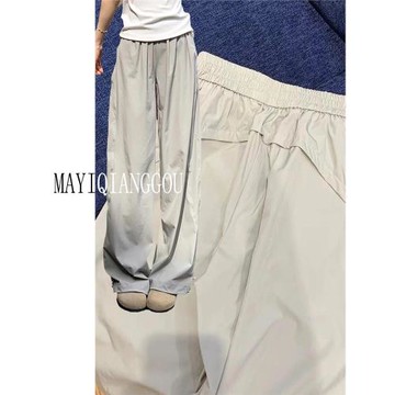 (免運)175高個子加長180冰絲工裝褲女防曬傘兵沖鋒褲速干運動徒步登山褲