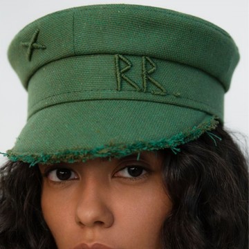 Ruslan Baginskiy RB字鬚線緣編織軍帽 - L