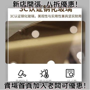 到府 玻璃梳妝臺輕奢現代簡約高級感實木化妝臺臥室小戶型收納一體櫃 ACRM