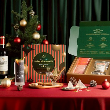 【 CASS TEA 】莓果花香微醺風味｜香料熱紅酒禮盒單入組( 附食譜 ) ｜生日禮物🌲 ｜交換禮物