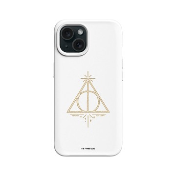 iPhone 15 SolidX 白 - 哈利波特 Harry Potter - 圖騰系列：死神的聖物