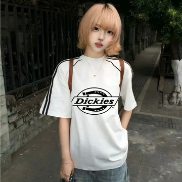 ［FJ select］Dickies 經典Logo 插肩袖 短T 短踢 寬鬆 落肩 圓領 短袖上衣 男生短袖 女上衣情侶